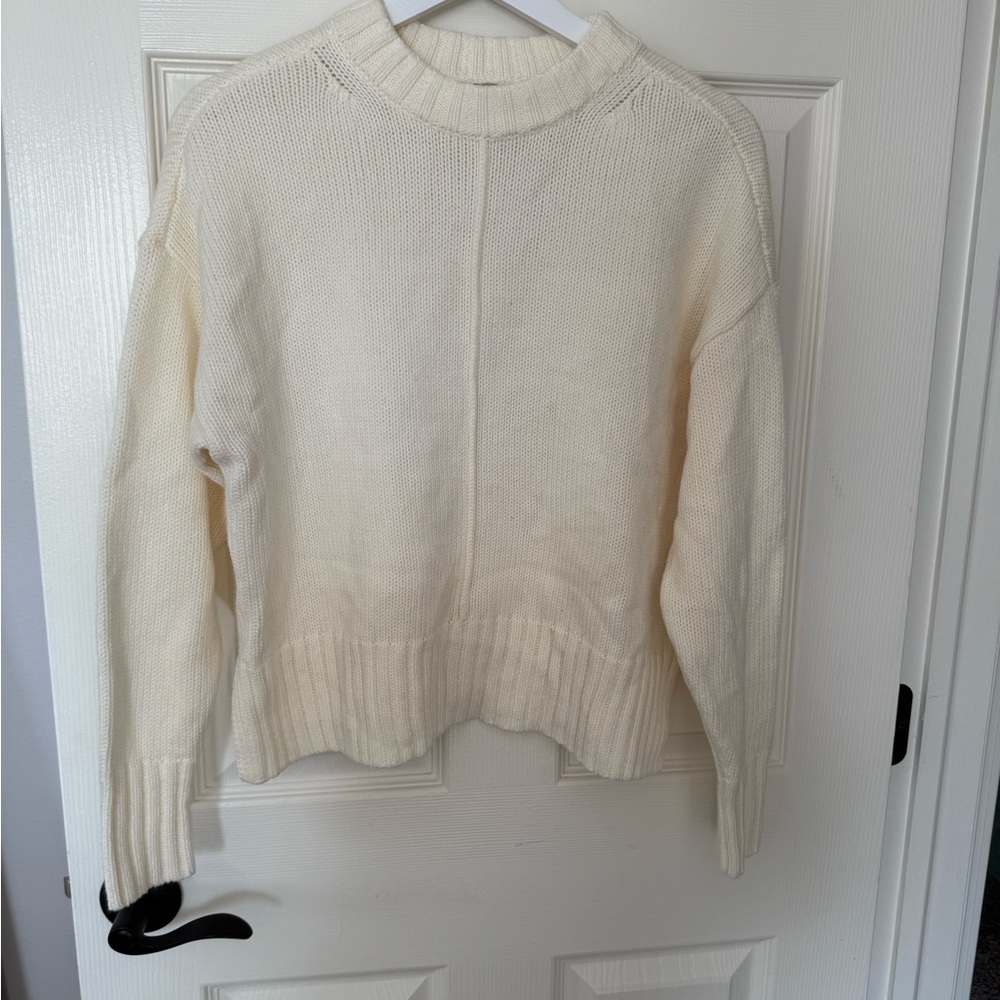 a new day Cream Turtleneck Sweater